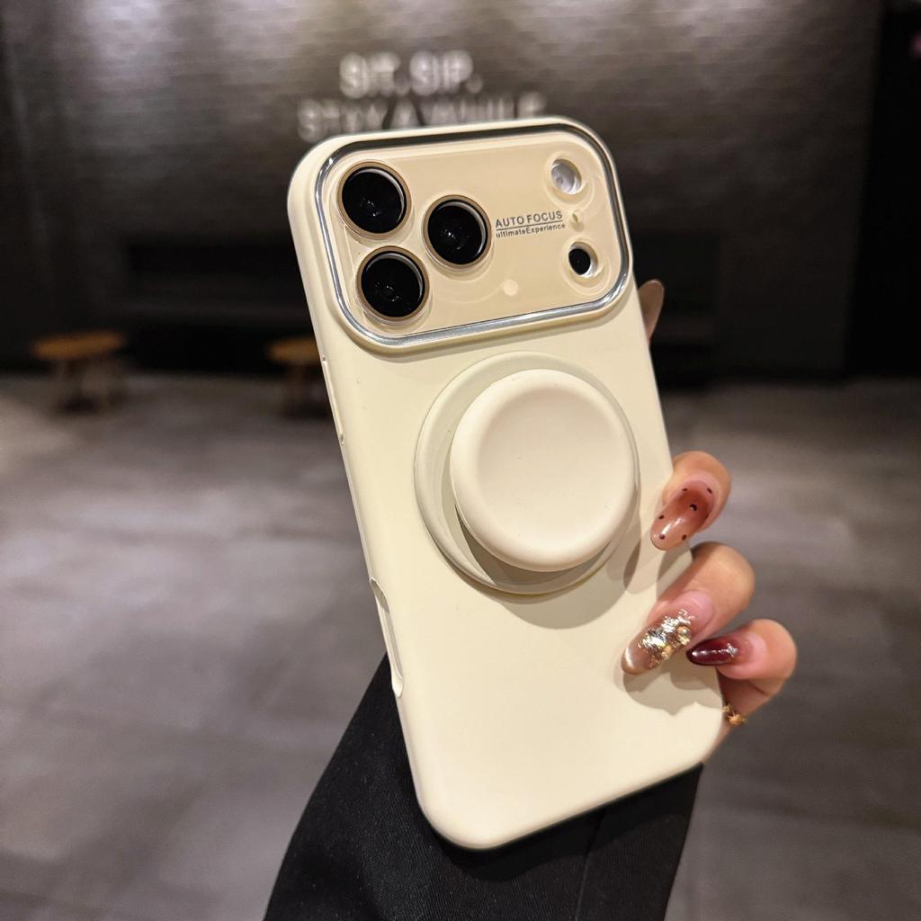 Magnetic Protective Case with Stand for iPhone 17 Pro Max - Apple 16 Liquid, Large Window, Candy Color
