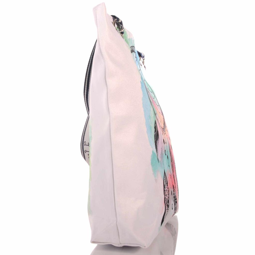 Strandtasche mit Traumfänger im bunten Boho Design