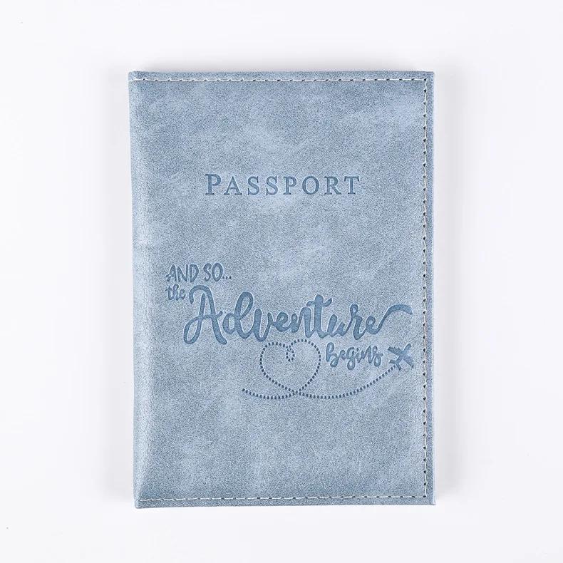 Passport Holder Wallet Cover Travel Essentials Pu Leather Card Case International Travel Accessories for Women/Men