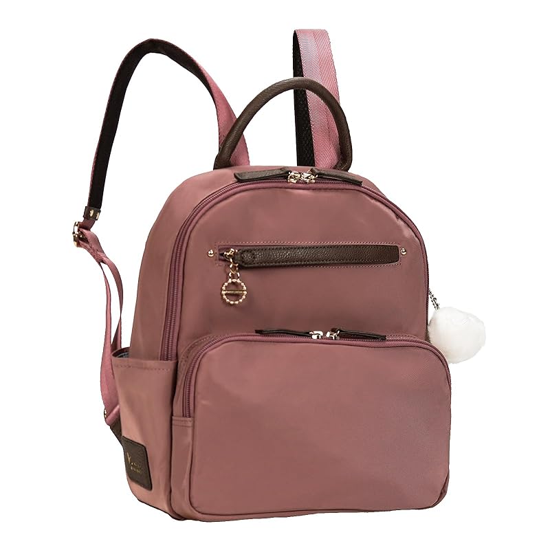 

[Kanana project] rucksack every backpack B5 storage possible Can store plastic bottles ladies pink H30xW26xD11cm