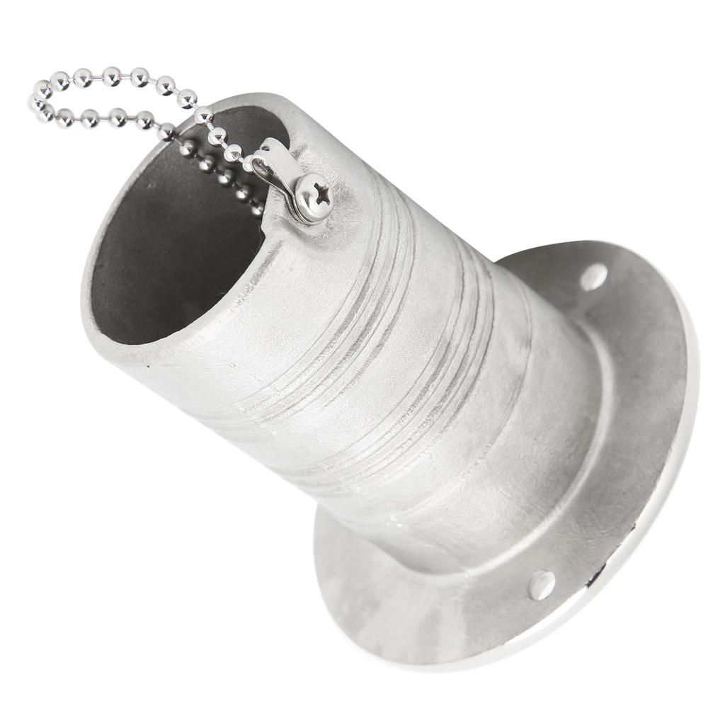Stainless Steel Deck Funnel Water Oil Inlet Fill Filler Port Boat Gas Fuel   Cover Part