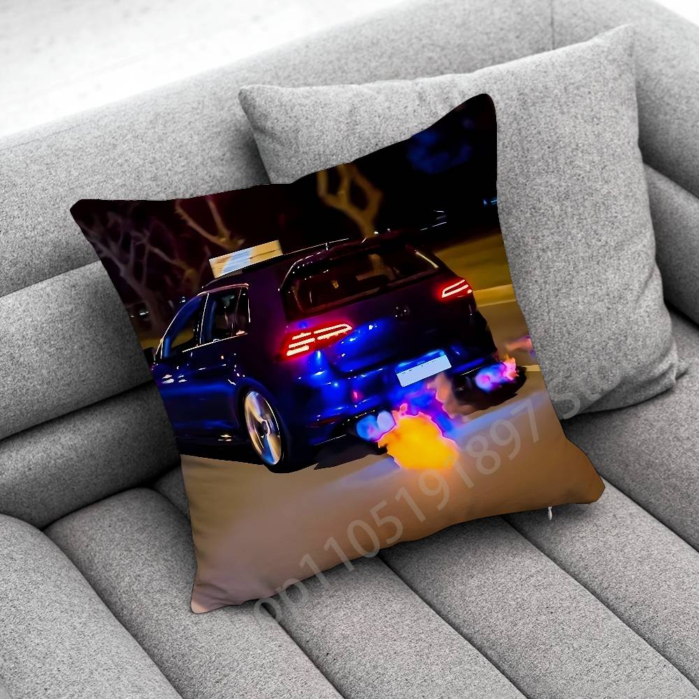 G-GOLF Car G-Gti Throw Pillow Case For 50x50cm 40x40cm 55x55cm 45x45cm 30x30cm Square Bedroom Pillowcase Cover