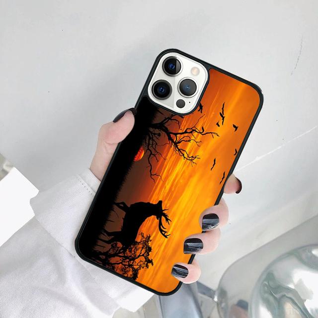 hunting Deer Sunset Phone Case Cover For iPhone 17 Air 15 Pro MAX 16 Plus 14 12 11 13 coque
