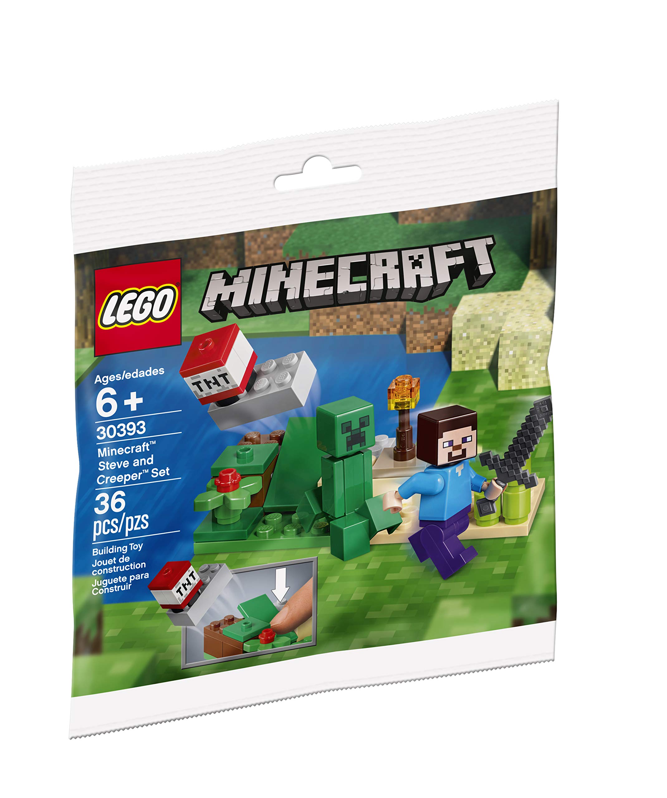 

LEGO 30393 Minecraft Стив и Клиппер