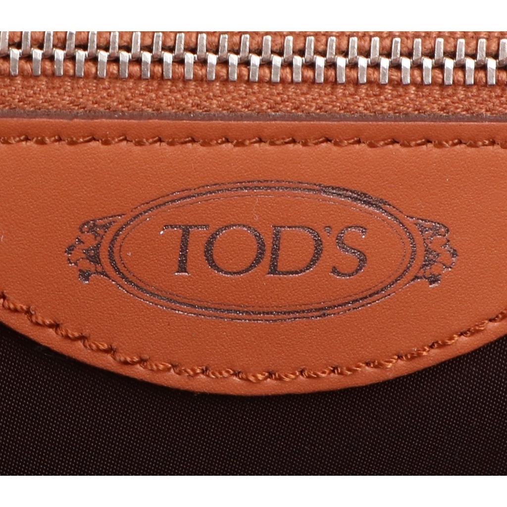 TOD'S Double T Chain Shoulder Bag Shoulder bag BrownUsed