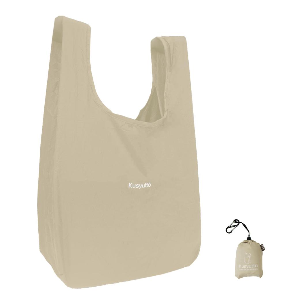 Lampo and Lightweight Eco Bag No Folding Super Just Roll It Large Shoulder Shopping 5cm x Carabiner Included Ultra-Small - Required! Easy! Up!