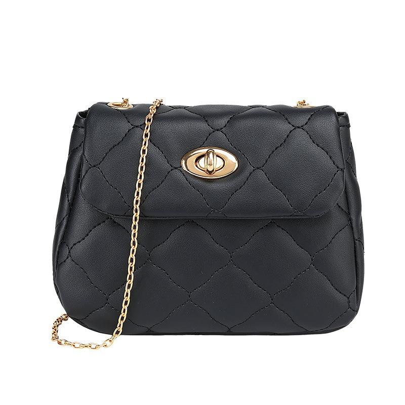 Fashion Women's Bag New Niche Design Texture Embroidery Bag Small Simple Small Bag