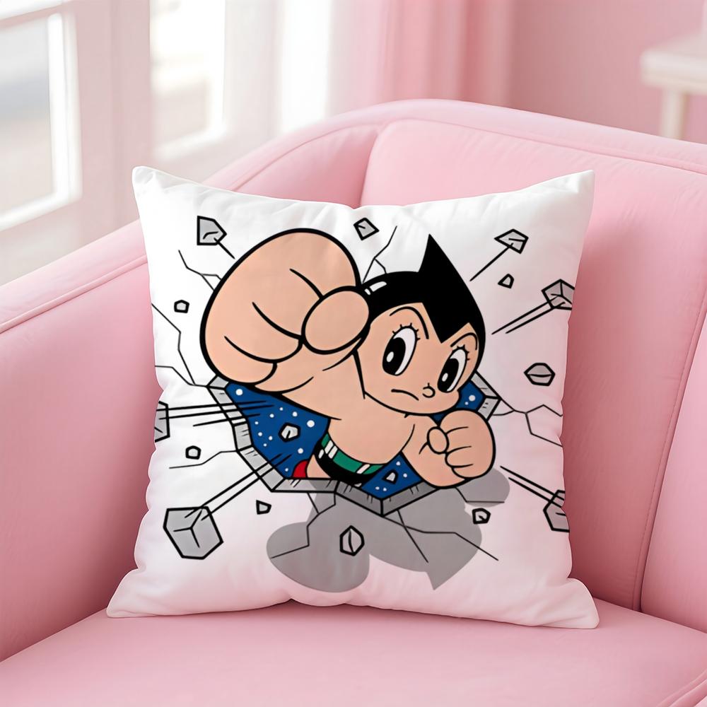 Anime S-Astro B-Boy Cushion Cover Comfortable Reversible Pillow Cover Ideal for Car Sofa Bedroom & Beyond