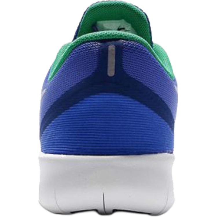 Nike Free RN Fabric Comfortable Stylish Non-Slip Durable Low-Top Running Shoes Kids sneaker Blue White Green 833989-404