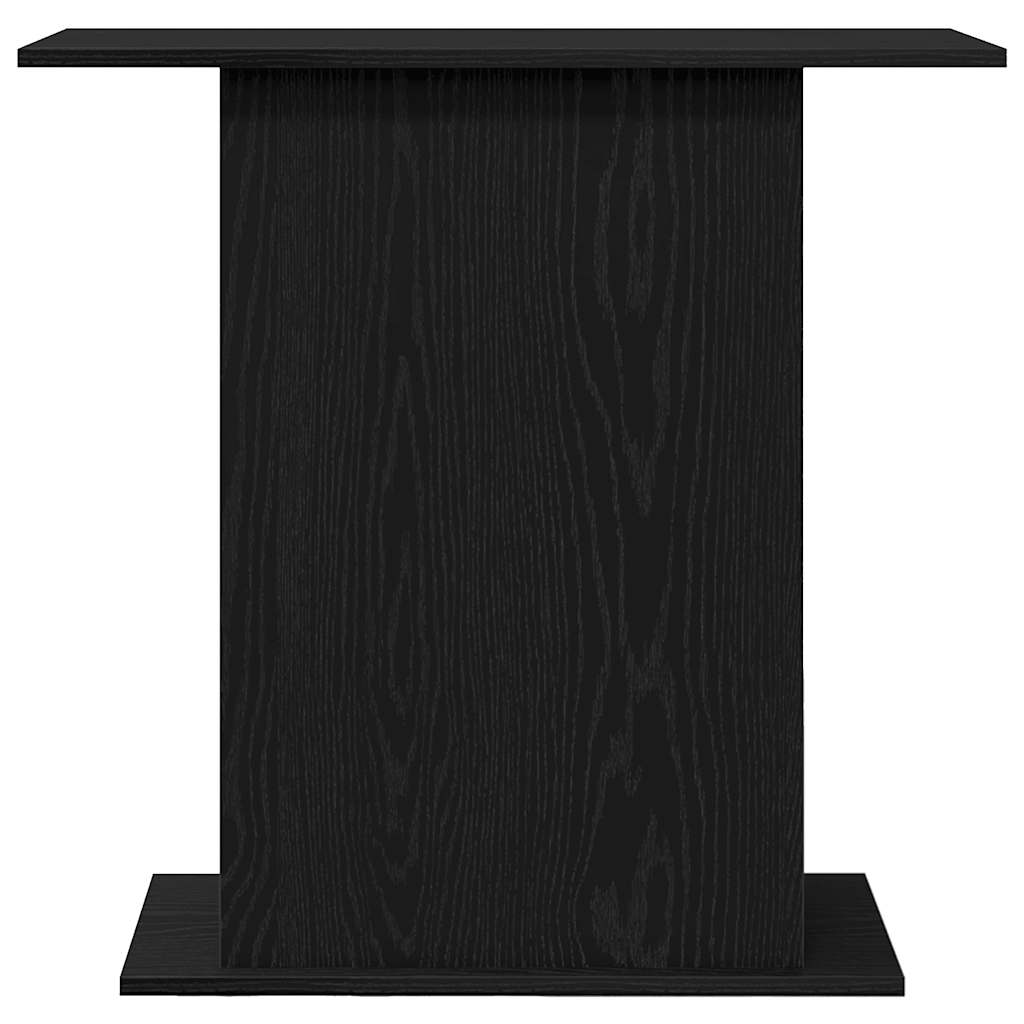 vidaXL Aquariumständer Schwarze Eiche 75 x 36 x 72,5 cm Holzwerkstoff