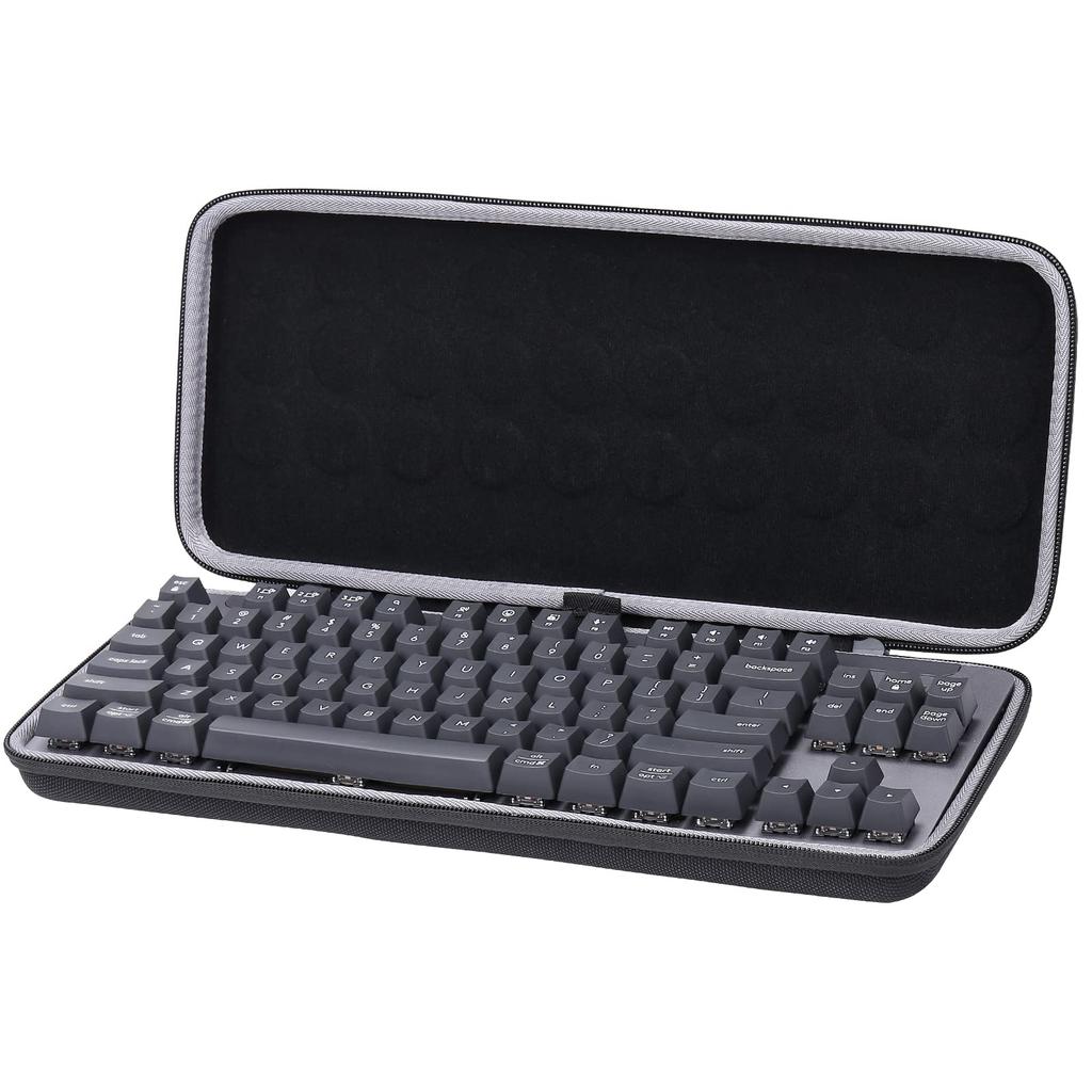 co2CREA Storage Case Compatible with Logitech SIGNATURE K855 Tenkeyless Mechanical Wireless Keyboard (Case Only)