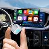 Wireless Carplay Adapter With Alarm Light For Iphone Android Auto 2In1 Wired To Wireless Ai Box Usb Connection For Truck Vehicle