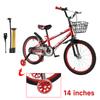14 inches Kid's Bike Child Bicycle Boys and Girls with auxiliary wheels