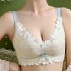 Sexy Lace Gathering Bra Women's Adjustable Accessory Bra Anti-sagging Top Support Bra Sexual Mystery Without Underwire Bra