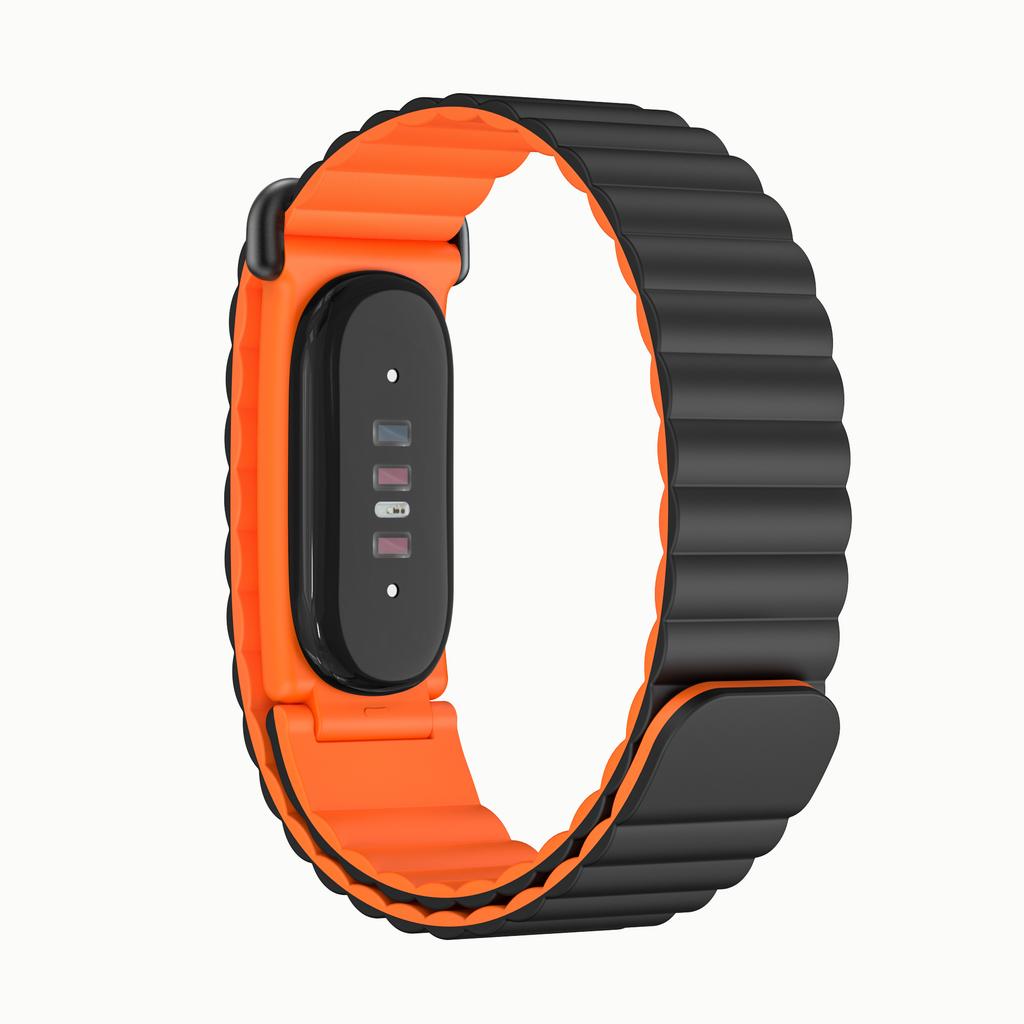 Silicone Loop Watch Band for Google Fitbit Air Soft Rubber Strap Magnetic Sports Bracelet Wristband for Women Men