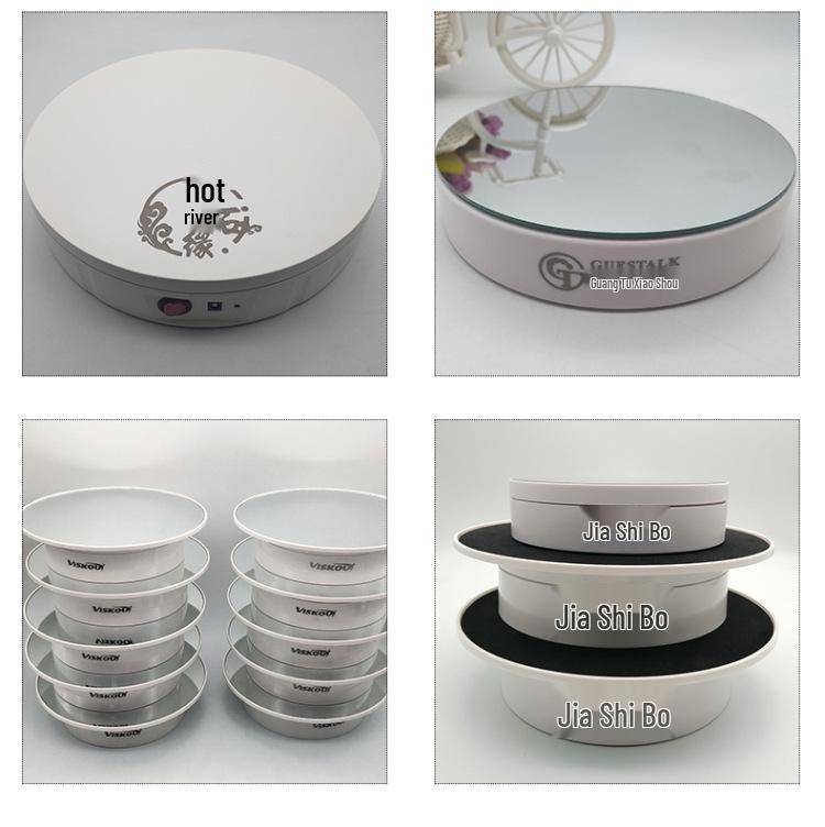 Automatic Electric 360° Rotating Photography Turntable for Live Broadcast and Photo Shoots