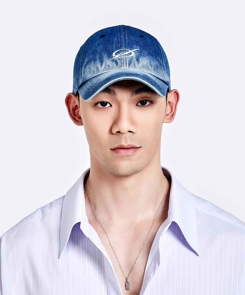 51Peosenteu Denim Logo Cap - Deep Blue