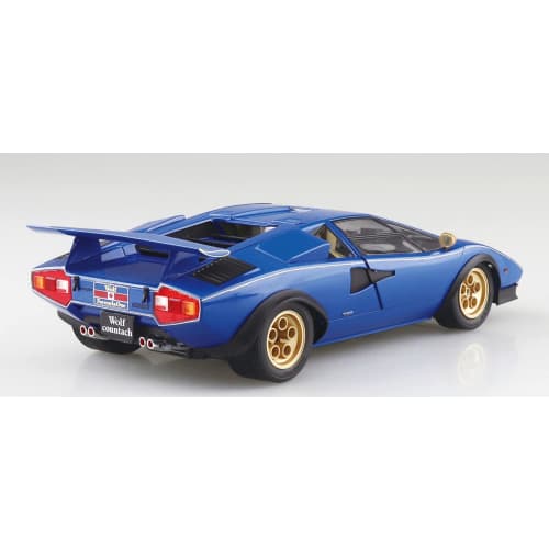 Aoshima Bunka Kyozai 1/24 The Supercar Series No. 18 '76 Wolf Countach Ver. 2 Plastic Model