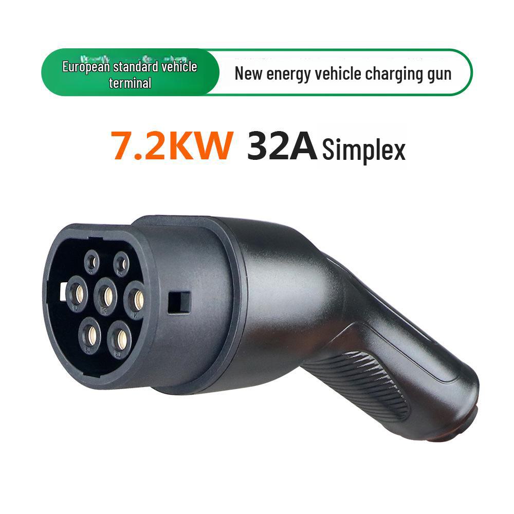 Universal Electric Vehicle Charging Gun: 16A/32A, Compatible with National, European, and American Standards