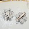 1/50pcs Sliver Snowflake Hair Clip Women Girls Sweet Bangs Side Clip Glitter Shiny Edge Hairpins Christmas Headwear