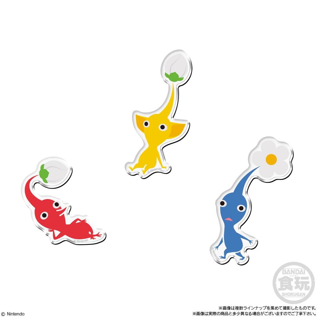 BANDAI [Resale] Pikmin Character Magnets (14 pieces) Candy Toys/Chewing Gum (Pikmin)
