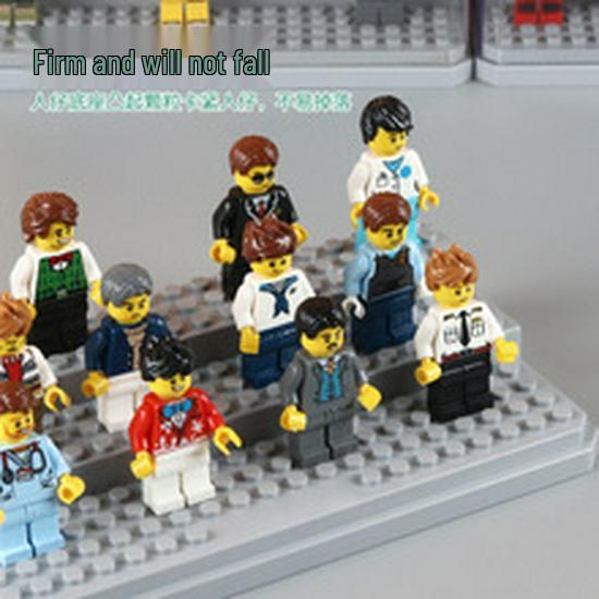 Stackable Minifigure Display: Three-Layer Transparent Dustproof Storage Box