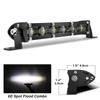 8inch LED Light Bar Floodlight Yellow Beam Ultra Strip LED Bar Work Light Driving Fog Lamp for 4x4 Offroad Motorcycle SUV Truck