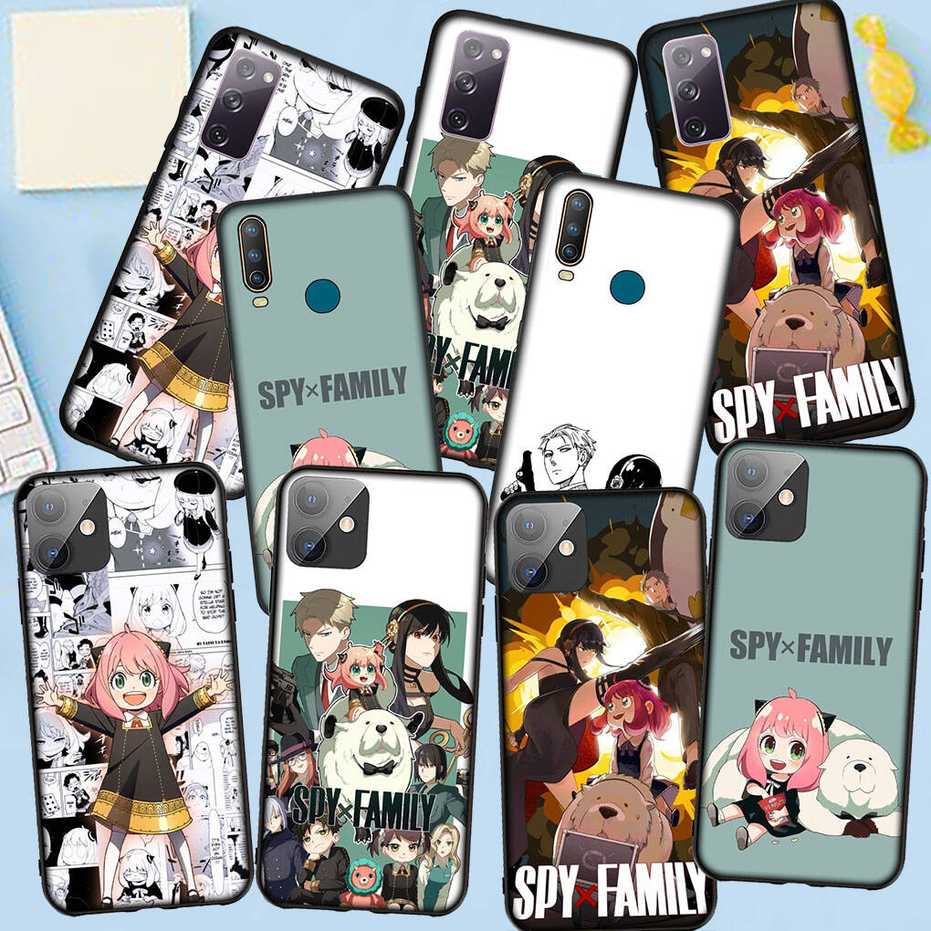 Phone Case for iPhone 17 16 15 Xiaomi Poco F8 F7 X7 X6 M8 C85 C75 C71 Redmi Note 14 13 12 11 Pro Max A3 A4 14C 13C 15C Spy X Family Anya Forger Cover