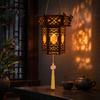 Adults Kids Lantern Kit DIY Vintage Palace for Kids Chinese Style Wooden Frame Fame Crafts Brocade Crafts Making Material Set Mid-Autumn Festival