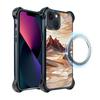 Etui Do Iphone 13 Ibizu Dropguard Ultra Z Magsafe, Barwy Szkła, Pustynny Spokój