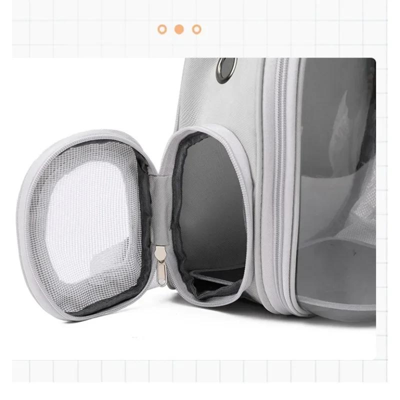 New Space Capsule Transparent Cat Bag Outdoor Breathable Backpack Pet Bag Portable Cat Bag Pet Supplies