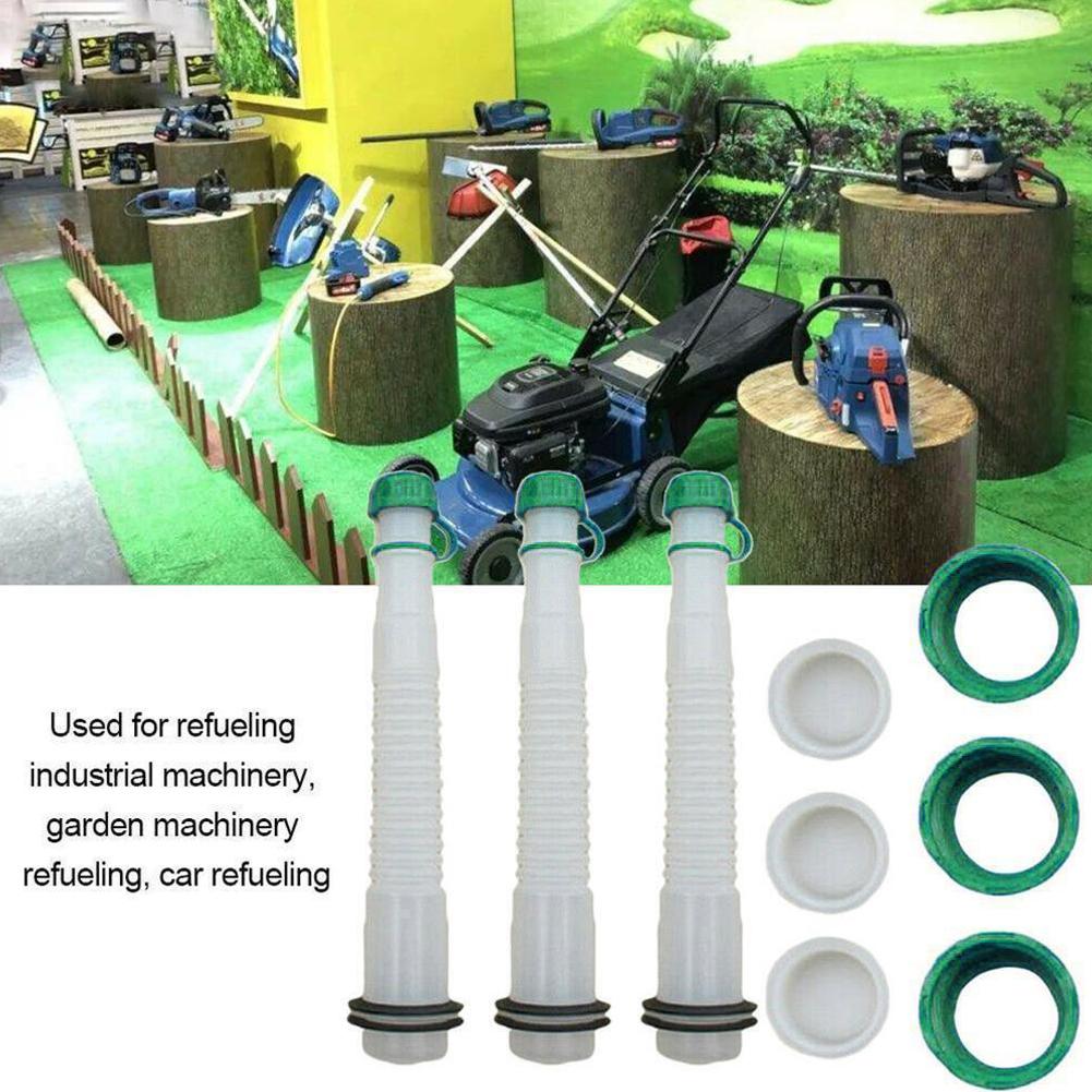1set Gas Can Fuel Spout Cap Kit 1 Replacement Spout Nozzle Gasket Kit Exhaust Cap Industrial Parts Spout Tool