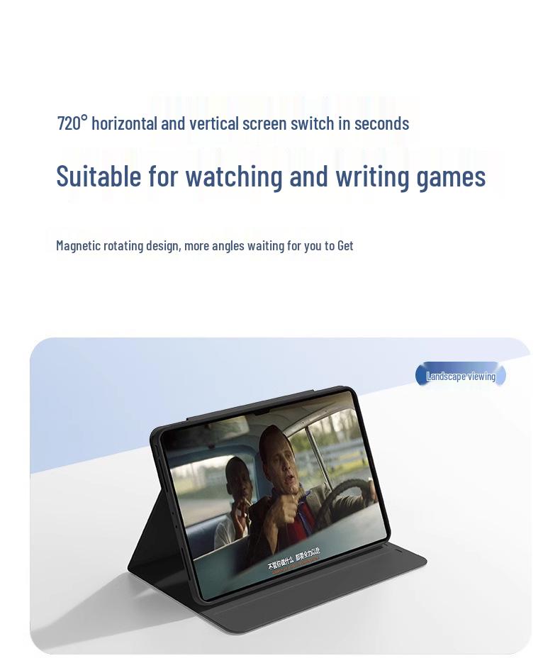 Xiaomi Pad 7 Pro Magnetic Rotating Case for Redmi KPAD 8.8/6s Pro 12.5 Inch