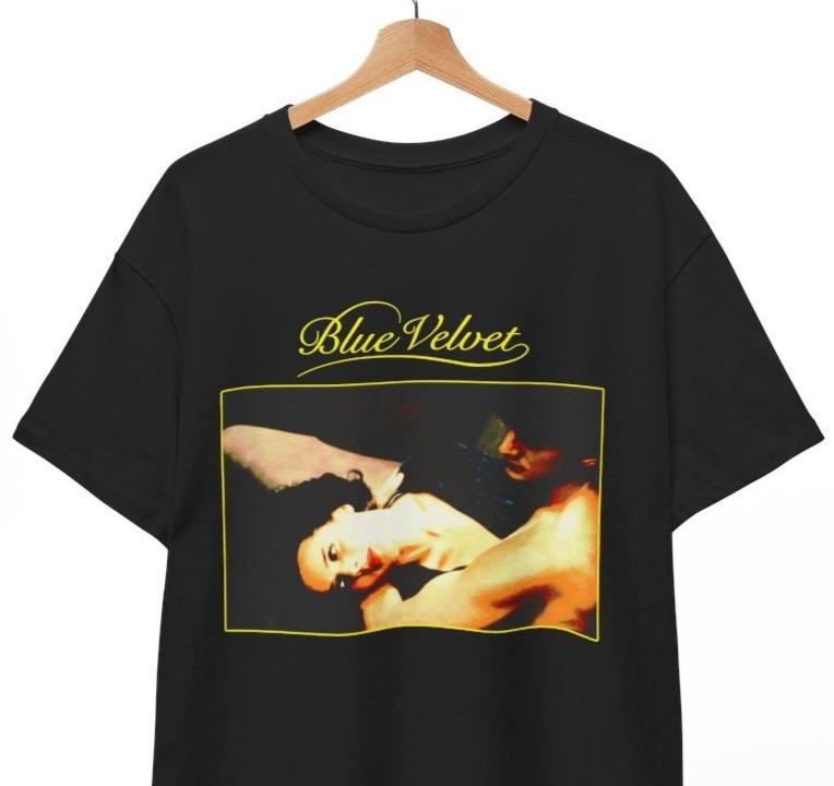 Blue Velvet 1986 David Lynch Movie Poster T-Shirt Cult Classic Tee Unisex Tee
