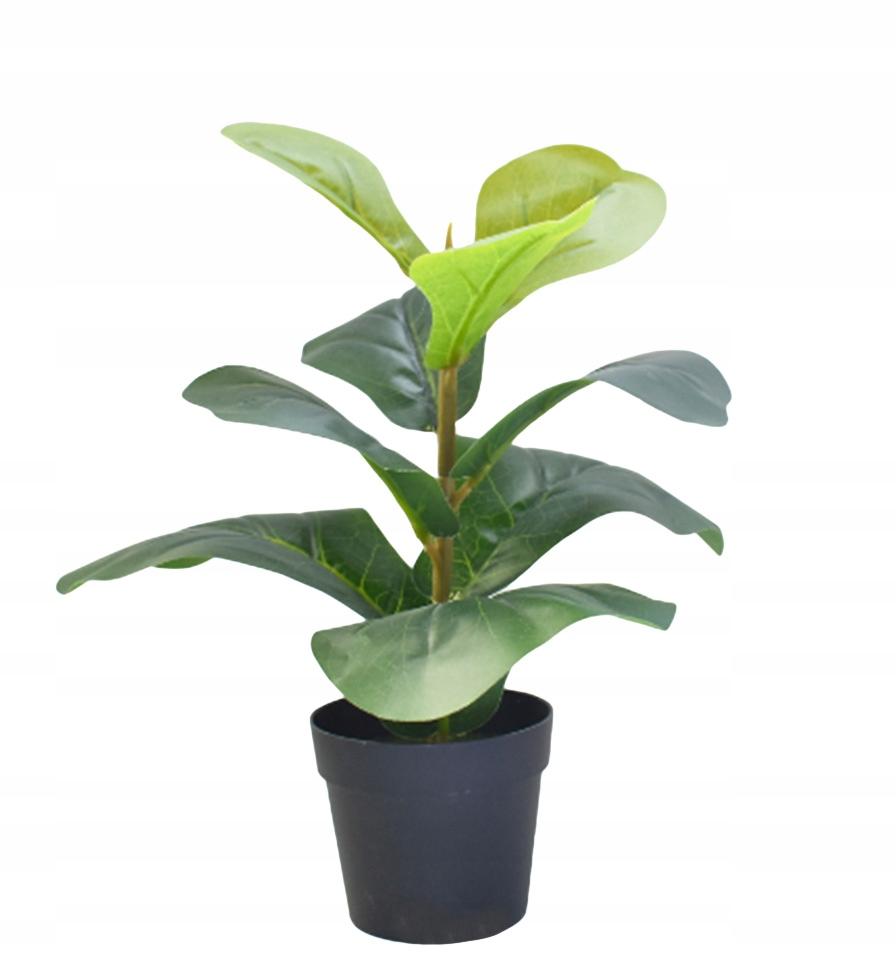 Artificial Flower Plant In A Pot For Home Office Realistic 35Cm Ficuss
