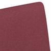 Dining Chairs with Casters 2 pcs Burgundy 57 x 66 x 94 cm Fabric