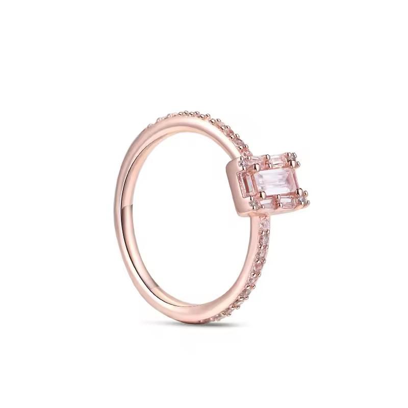 2025 New 925 Sterling Silver Star and Moon Heart Zircon Elephant Heart Ring Rings Fashion Fine Jewelry for Women Size 6 7 8 9