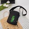 Printing Minecraft Pattern Canvas Single Shoulder Crossbody Bag Gift Fashion