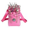 Scissor Case 7 Pairs Hairdresser Scissors Trimmer Professional Waist Bag PU Leather Concho (Pink) [Used]