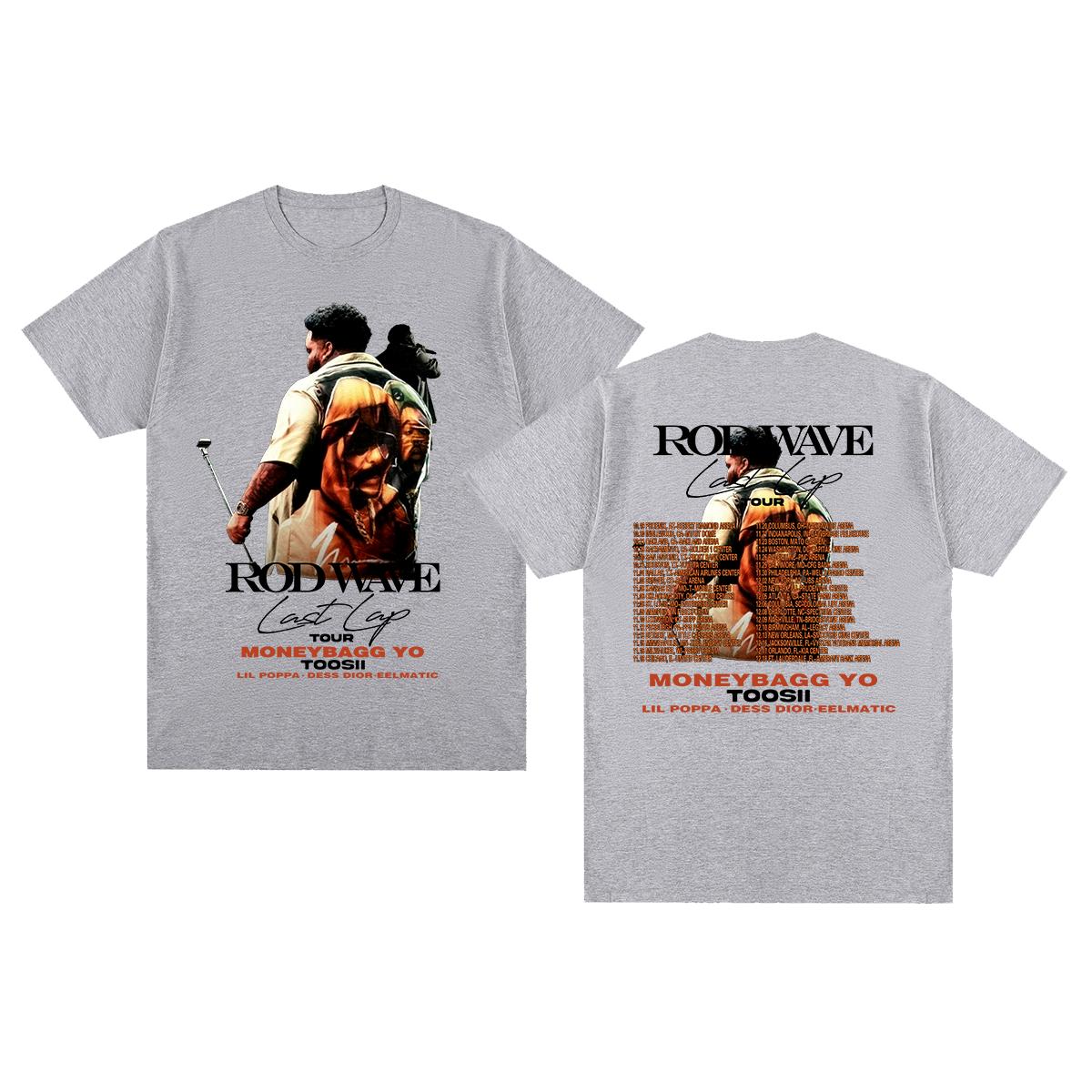 Rod Wave Vintage tshirt Rapper Last Lap Tour Fashion Streetwear Y2K Graphic 90s Cotton Unisex T shirt New TEE TSHIRT Womens tops S