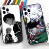 Anime M-Michael Kaiser For IPhone 17 Air 16 15 14 13 12 11 Pro Black Soft Cover Phone Case