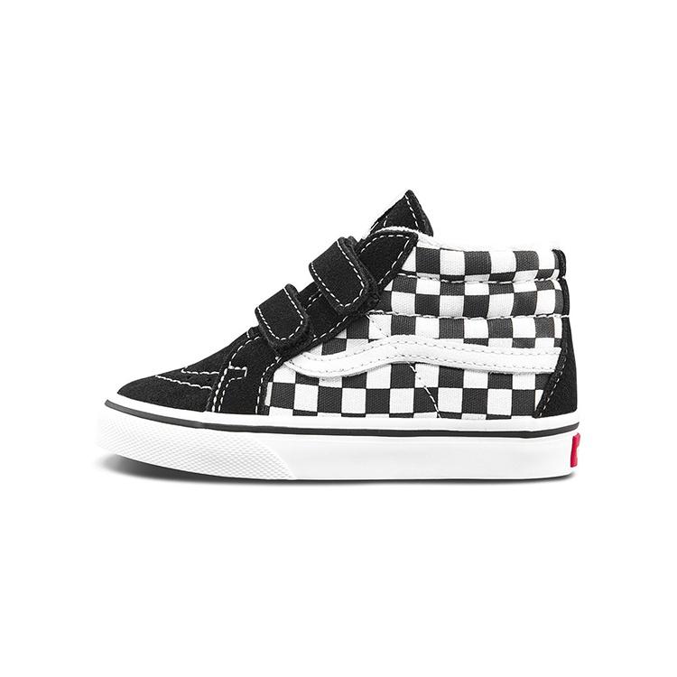 (TD) Vans Sk8-Mid Reissue V Checkerboard - Black White Baby VN00018WHRK EU 21