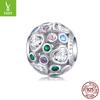S925 Sterling Silver Beads Loose Beads, Flamingo Dolphin Diy Beaded Bracelet Accessories