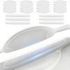 FUGSHIYI Door Handle Protector, Car Door Guard, Rearview Mirror, Set of 10, Transparent, Exclusive