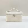 LP19 Leather Women's Bag Versatile Temperament Lunch Box Bag Gigi Same Style Single Shoulder Crossbody Handbag Lychee Pattern Makeup Bag