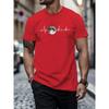 Men's Fashion T-shirt Minimalist Pattern Printed Men's T-shirt Top