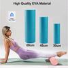 30/45/60/90cm 6 Angle Massage Point Roller High Quality EVA Foam Roller Fitness Gym Relaxing Muscle Yoga Roller