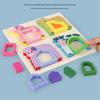 3D Animal Shape Matching & Color Training Puzzle Board for Kids