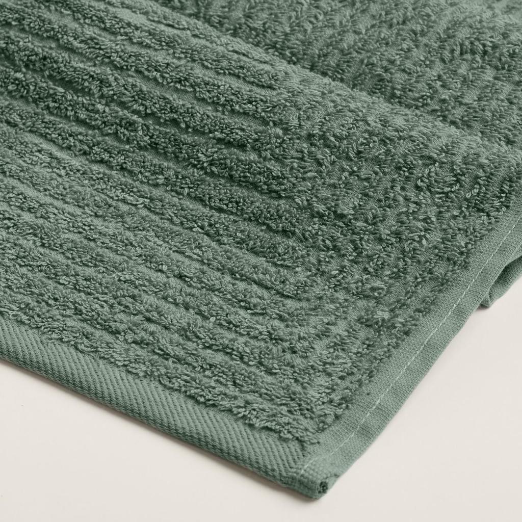 Likya Jacquard Straight Striped 2 Pieces Towel Set, Cotton Face Hand Towels,Soft Cotton Face Towel, Soft Hand Towel, Cotton Hand Towel