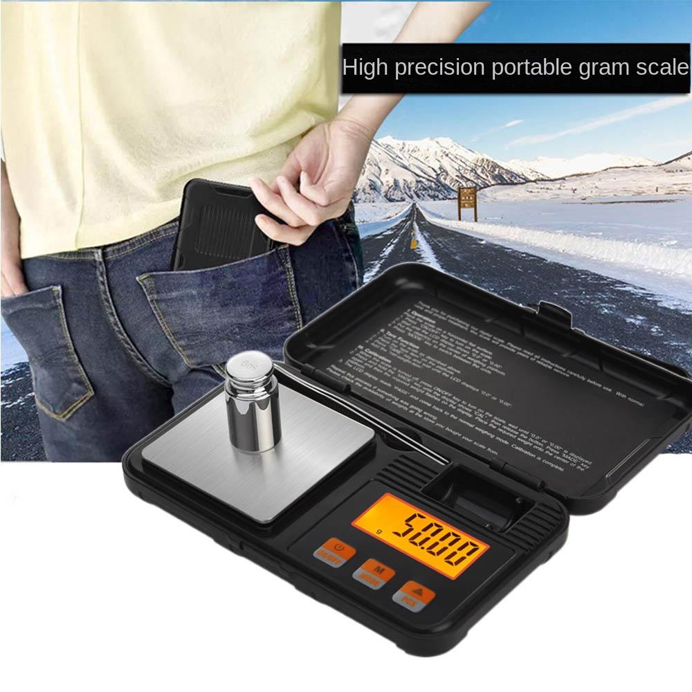 Multifunction 200g/0.01g Jewelry Scale High Precision Digital Electronic Gram Scale Balance Smart Pocket Scale Gold